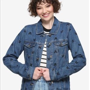 Disney Mickey Mouse Print Denim Jacket